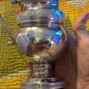 Early American Samuel Kirk Coin Silver Pitcher Circa 1821